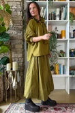 Larc Poet Blouse Mucky Olive 